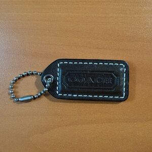 Coach Brown Leather Hangtag